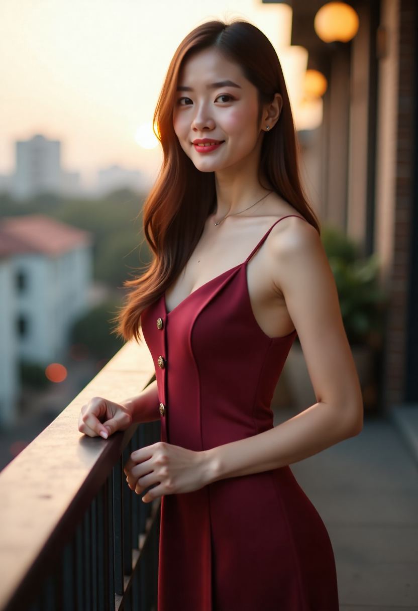 青桃套袋后在阳光下生长